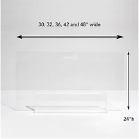 Low Clear Pet Gate Panel
