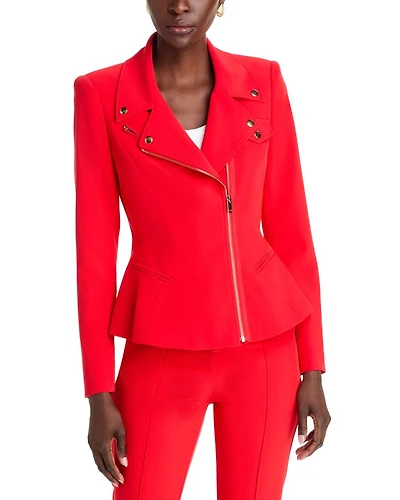Selah Crepe Moto Jacket