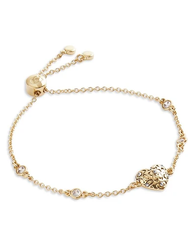 Signature Quilted Heart Slider Bracelet