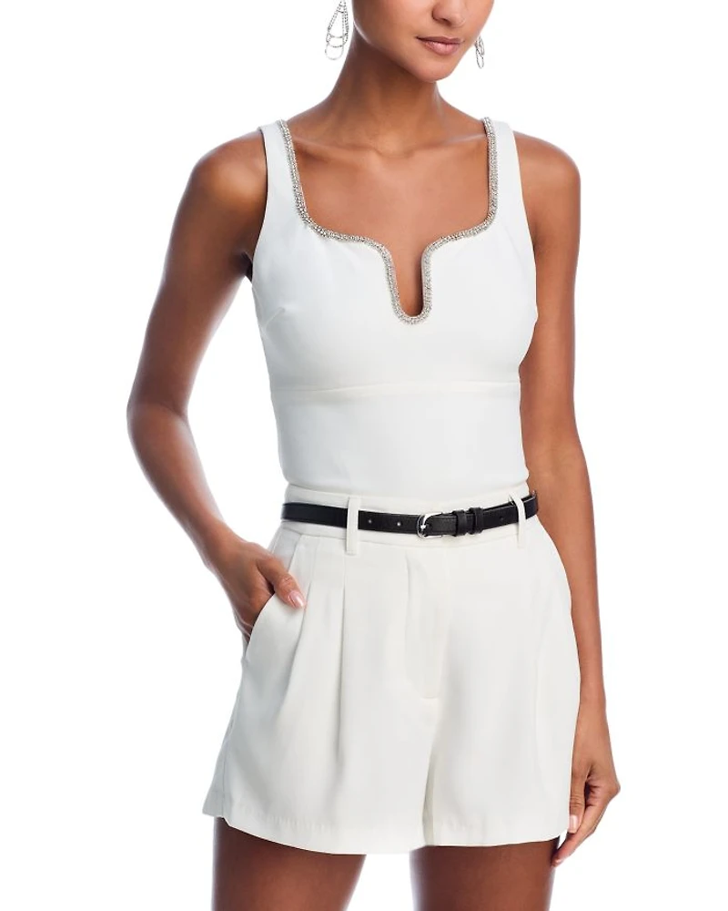 Crystal Trim Top - Exclusive