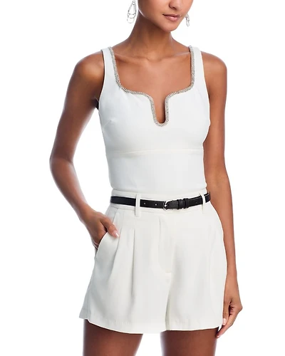 Crystal Trim Top - Exclusive