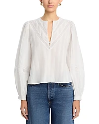 Lace Trim Blouse