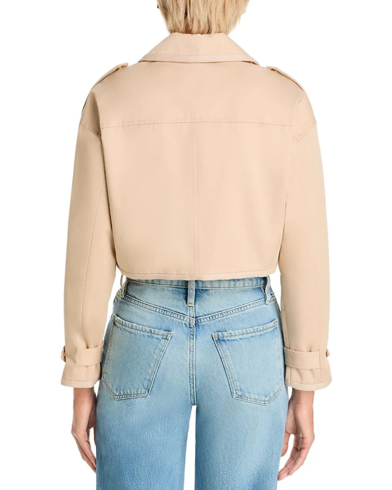 Kento Crop Trench Jacket