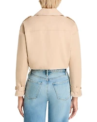Kento Crop Trench Jacket