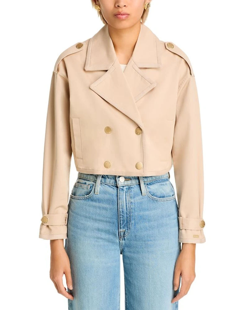 Kento Crop Trench Jacket