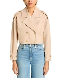 Kento Crop Trench Jacket