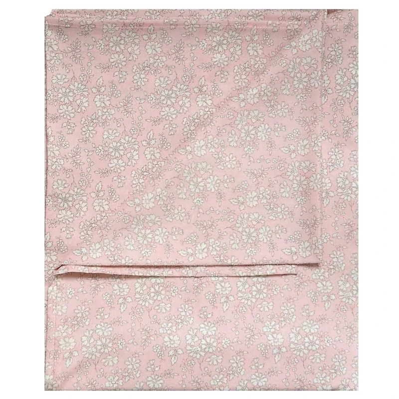 Coco & Wolf Liberty Fabric Capel Pink Print Flat Top Sheet
