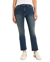Nic+Zoe Raw Hem Demi Boot Jeans