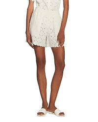 Moncler Eyelet Embroidered Shorts