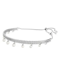 Ariana Grande Imitation Pearl & Crystal Dangle Choker Necklace, 11.75-16.5"