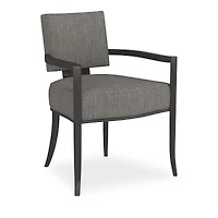 Caracole Reserved Seating Arm Chair - Dark Gray