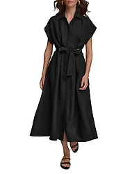 Belted Midi Dress