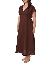 Aubrey V Neck Midi Dress