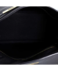 Kelly Handbag Black Togo with Gold Hardware