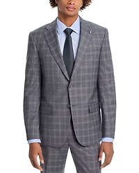 New York Plaid Regular Fit Suit