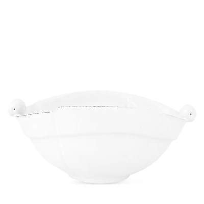 Vietri Lastra White Two Part Olive Bowl