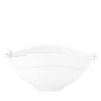 Vietri Lastra White Two Part Olive Bowl