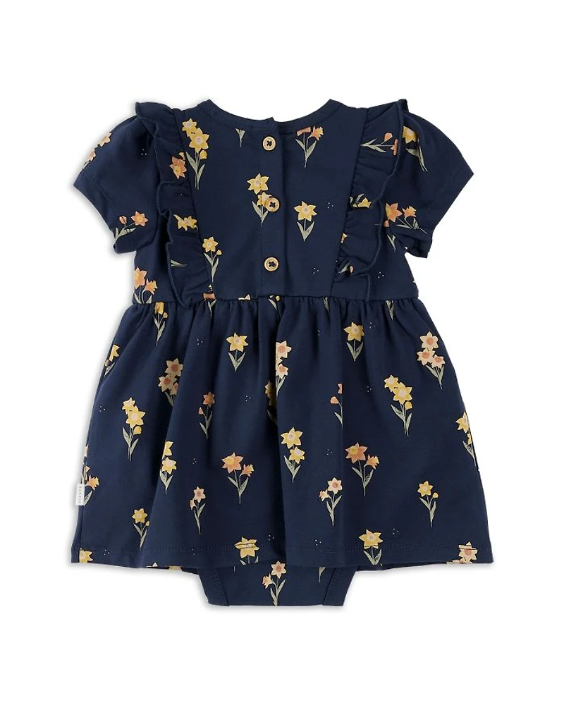 Girls' Daffodils Bodysuit Dress - Baby