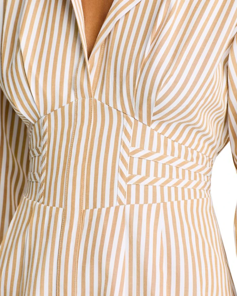 Aria Striped Mini Dress