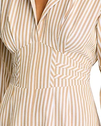 Aria Striped Mini Dress