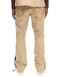 Relaxed Fit Snap Carpenter Jeans Khaki