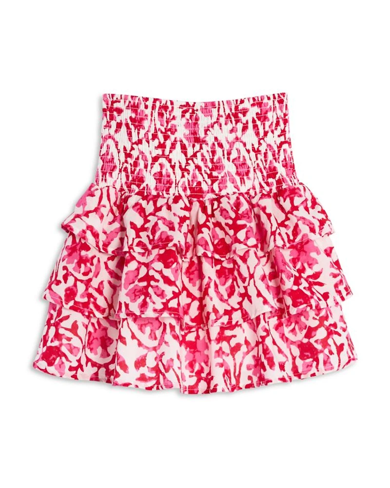 Girls' Tiered Floral Skirt, Little Kid, Big Kid - Exclusive