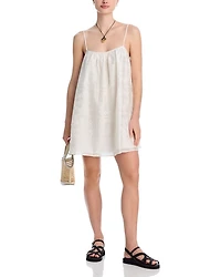 Embroidered Swim Cover-Up Dress - Exclusive