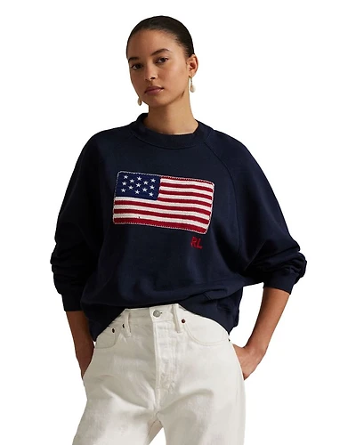 Logo Flag French Terry Crewneck - Exclusive
