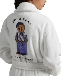 Printed Bear Robe