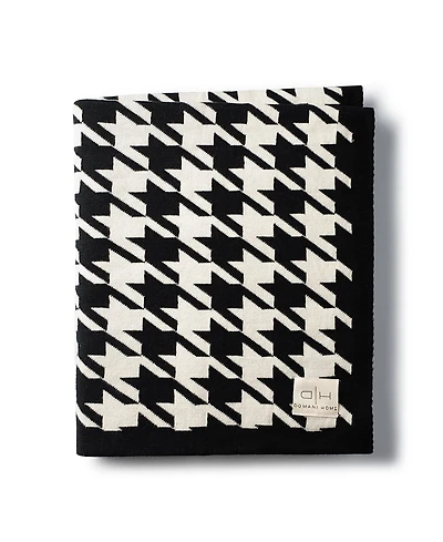 Domani Home Houndstooth Throw Blanket