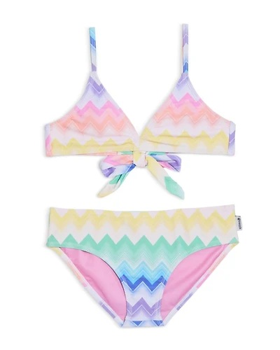 Girls' Geometric Two Piece Swimsuit - Big Kid