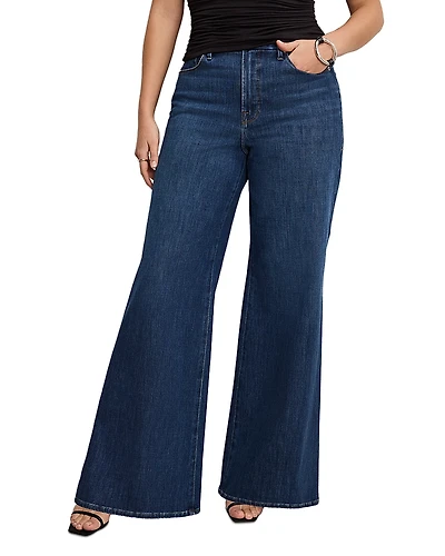 Good American Waist Palazzo Jeans