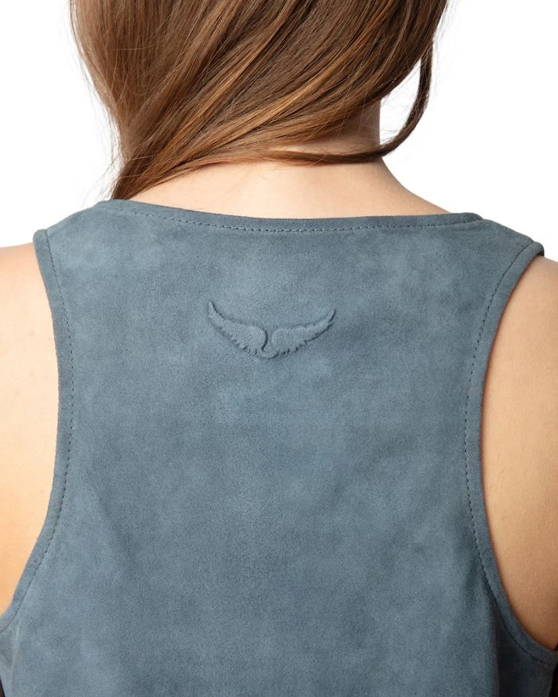 Tander Suede Tank Top