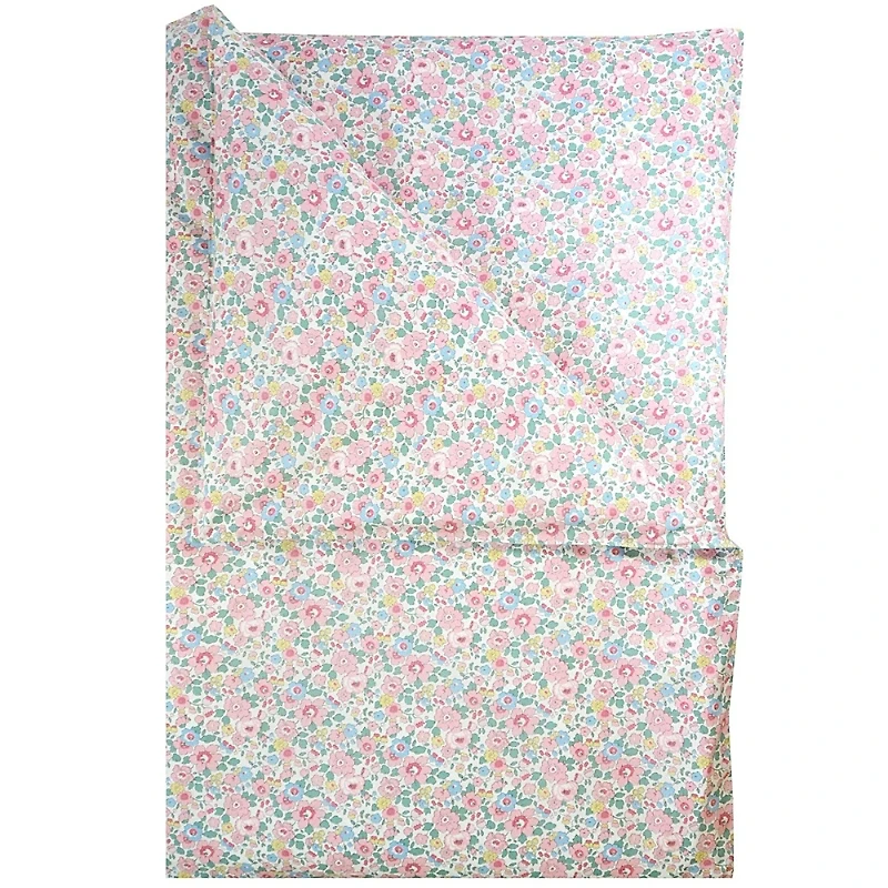 Coco & Wolf Liberty Fabric Betsy Candy Floss Print Duvet Set, Queen