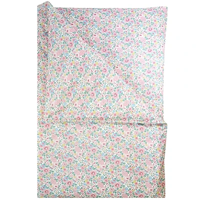 Coco & Wolf Liberty Fabric Betsy Candy Floss Print Duvet Set, Queen