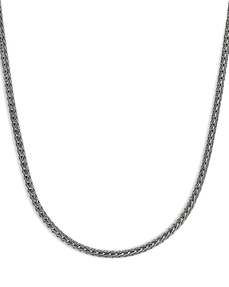 John Hardy Sterling Silver Chain Icon Mini Necklace, 22