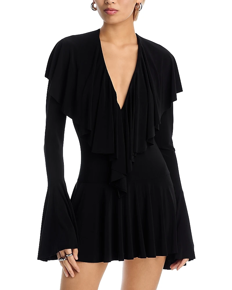 Norma Kamali Bodysuit Mini Dress