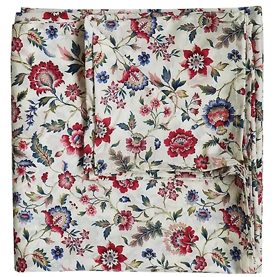 Coco & Wolf Liberty Fabric Eva Belle Print Flat Top Sheet