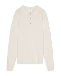 Randy Long Sleeve Boucle Polo Shirt