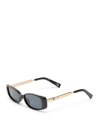 Le Specs Lil Starlight Rectangle Sunglasses, 54mm