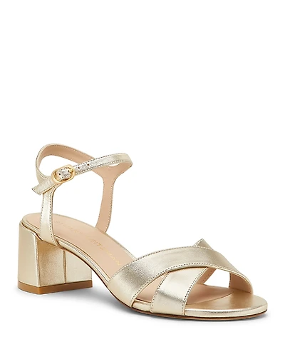 Stuart Weitzman Women's Dayna Block 50 Sandals