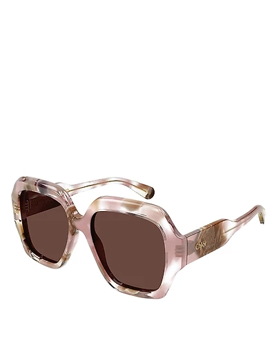 Chloe Gayia Square Sunglasses, 56mm