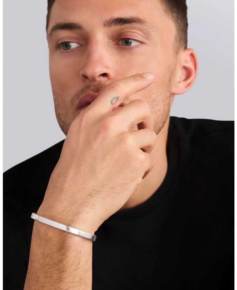 Men's Sterling Silver Anthem Cuff Bracelet