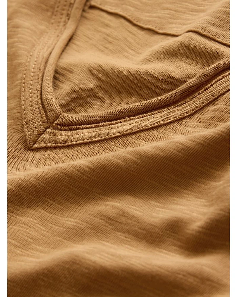 Miles Slub V Neck Tee