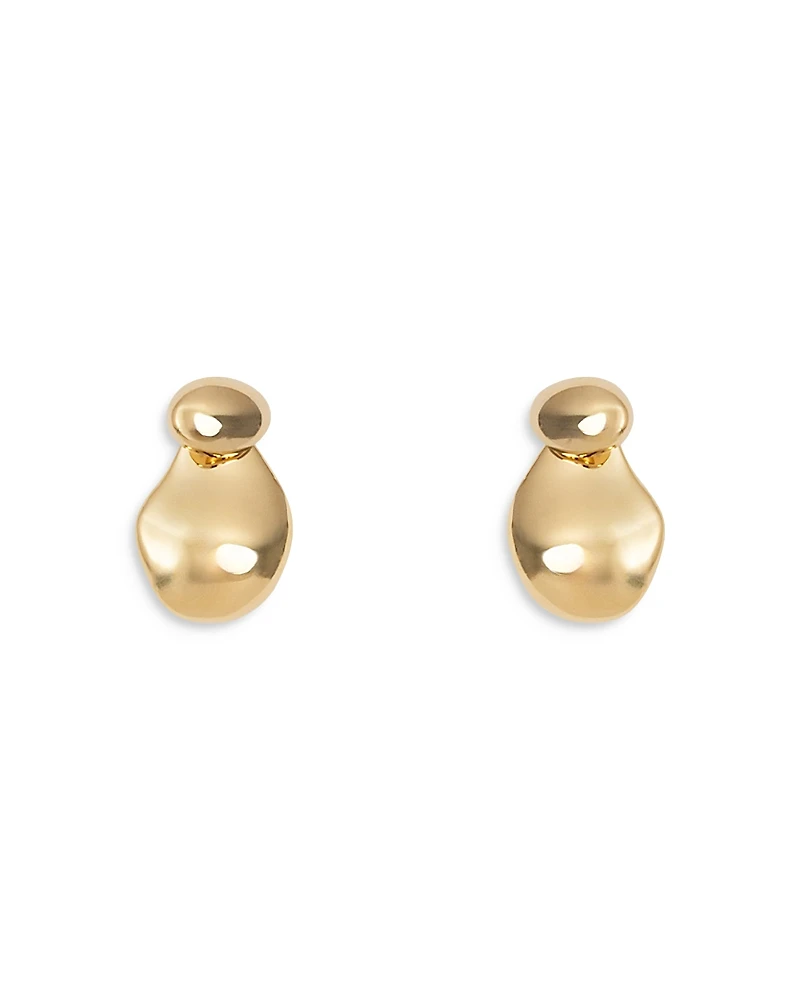 Nina Gordon Beyond Freeform Nugget Stud Earrings