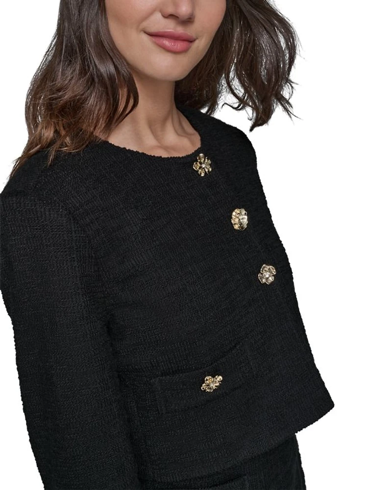 Collarless Jacket