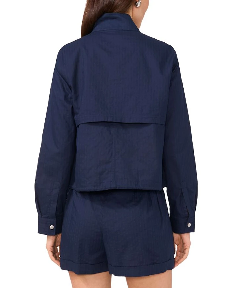 Long Sleeve Snap Front Jacket