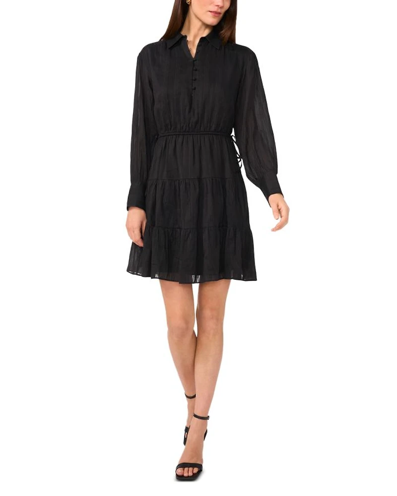 Collared Button Front Dress