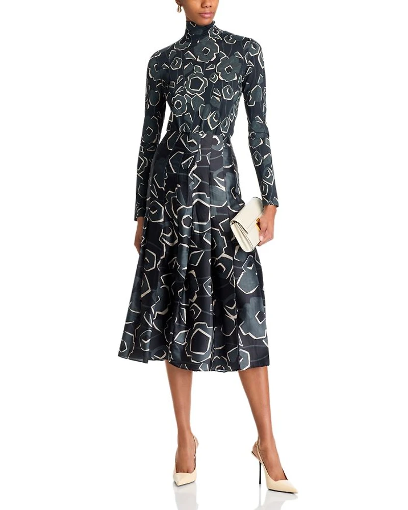 Cubist Turtleneck Top