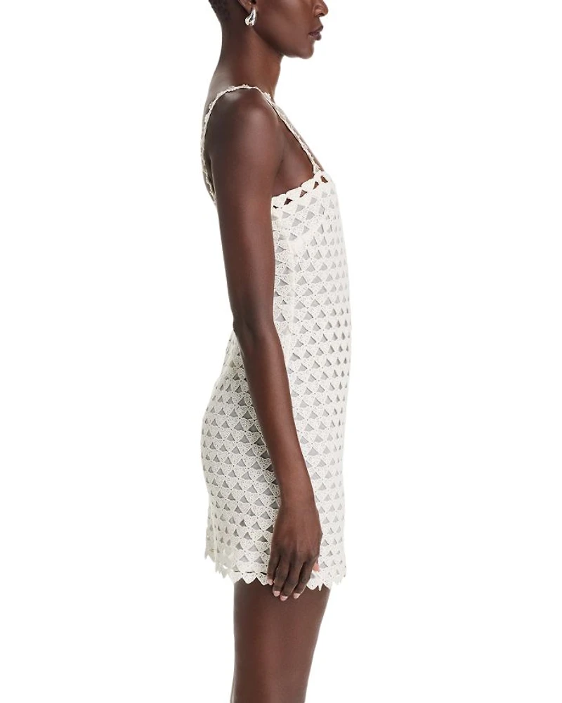 Camara Heart Lace Mini Dress